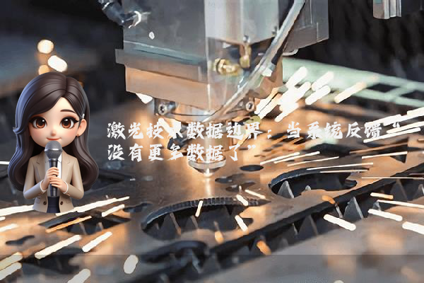 激光技术数据边界：当系统反馈“没有更多数据了”